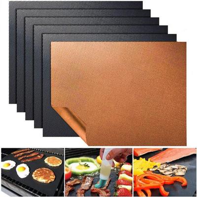 Grillmatte für Outdoor BBQ Wiederverwendbare Backmatte Hitzebeständige Fisch