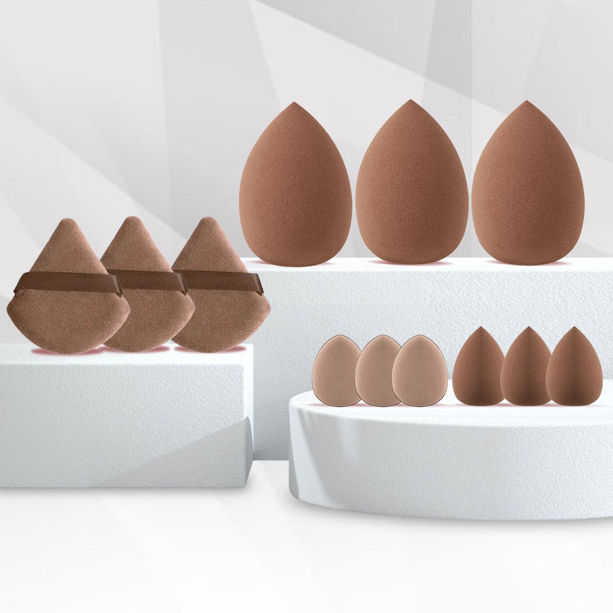 

Набор из 12 спонжей и пуховок для макияжа, инструменты для макияжа, треугольный пуховщик, спонж для макияжа, пуховщик для пальцев, мини-воздушная подушечка сплав оранжевый