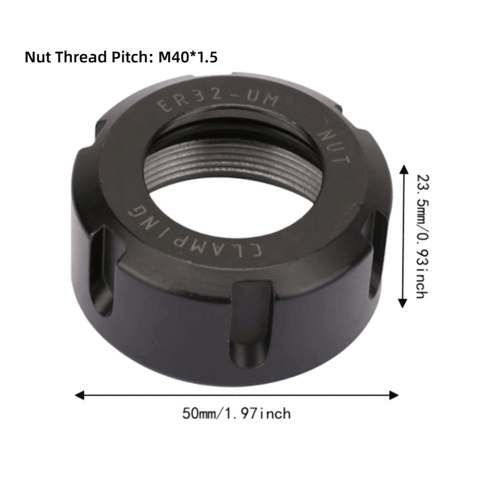 Dynamic Balance Holes Clamping Nuts For Chuck Collet Nuts For Lathe For Industrial Use