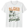 Aloha Hawaii Travel Hula Dancer Mens T-Shirt Womens Tee Tropical Graphic Top