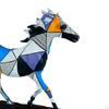 Horse Statues Animal Sculptures Decorating Souvenirs Gifts Collectible Resin Figurines for