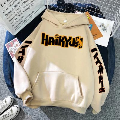 Japonské Anime Haikyuu Manga Potisky Mikiny Pánské Nová Móda Mikina Hip Hop Fleecové Mikiny Kulatý Výstřih Svetry Roztomilé Oblečení Muž