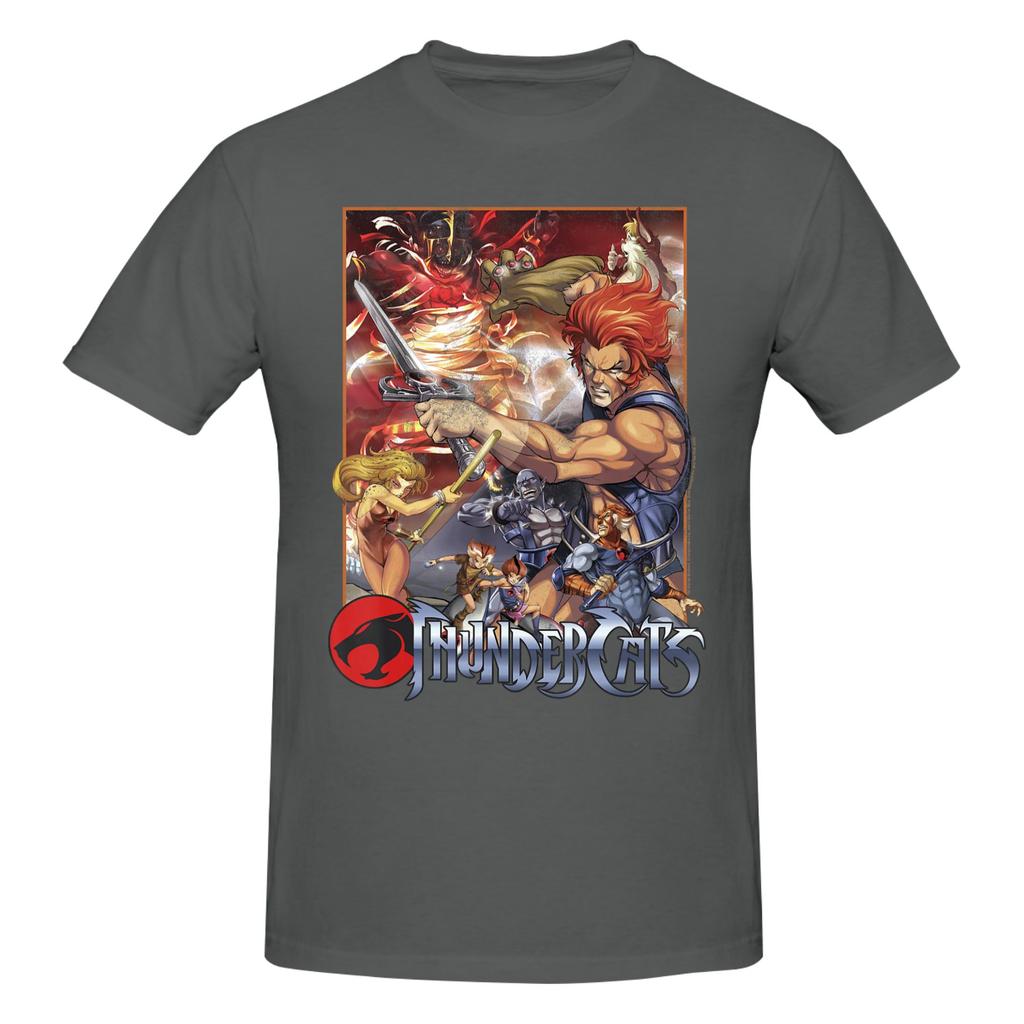 Piece Character Collection Funny Graphic  Cotton TShirt ThunderCats S Vintage Cartoon Tees Tops For Unisex