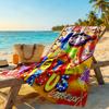Digital Circus Beach Towel Soft Durable Quick-Dry Comfortable Lightweight Perfect for Traveling Yoga Camping and Swimming
