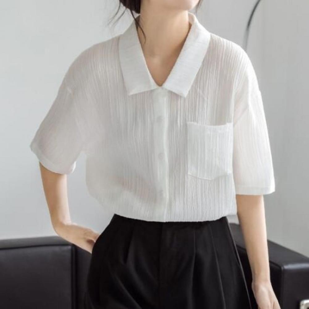 Navava Casual Loose Fit 5 Point Sleeve Shirt Nb2710