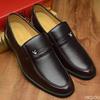 Fashion Men's New business Shoes Casual comfortable leather shoes Fashion breathable formal shoes Anti slip versatile Male Loafers Homme