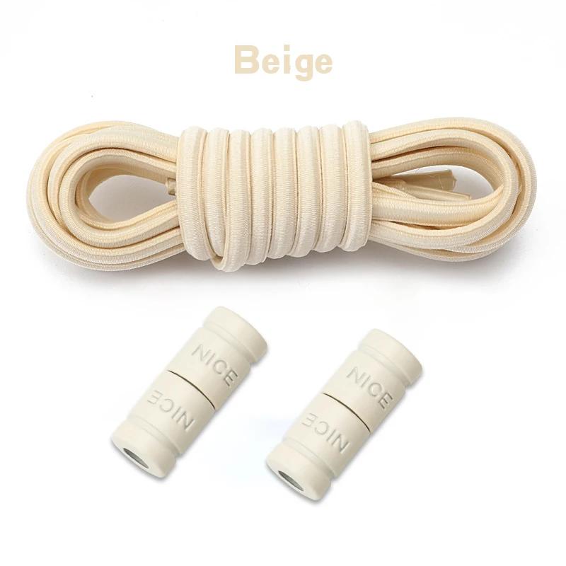 1 Paar Kapselverschluss Schnürsenkel Elastische Schnürsenkel Turnschuhe Kein Binden Schnürsenkel Ohne Binden Kinder Erwachsene 0,6cm Flache Schnürsenkel für Schuhe