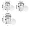 Fine Mesh Powder Sieve Cans Stainless Steel Cinnamon Shake Sifter Flour Sifter  Soda
