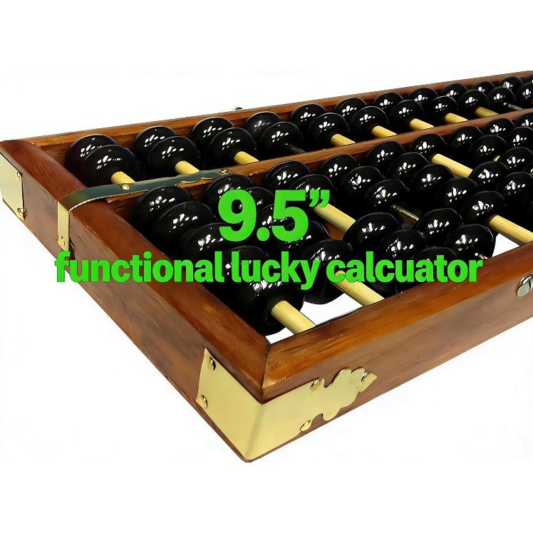 MAGIKON Vintage-Style Chinese Wooden Abacus, Chinese Lucky Calculator