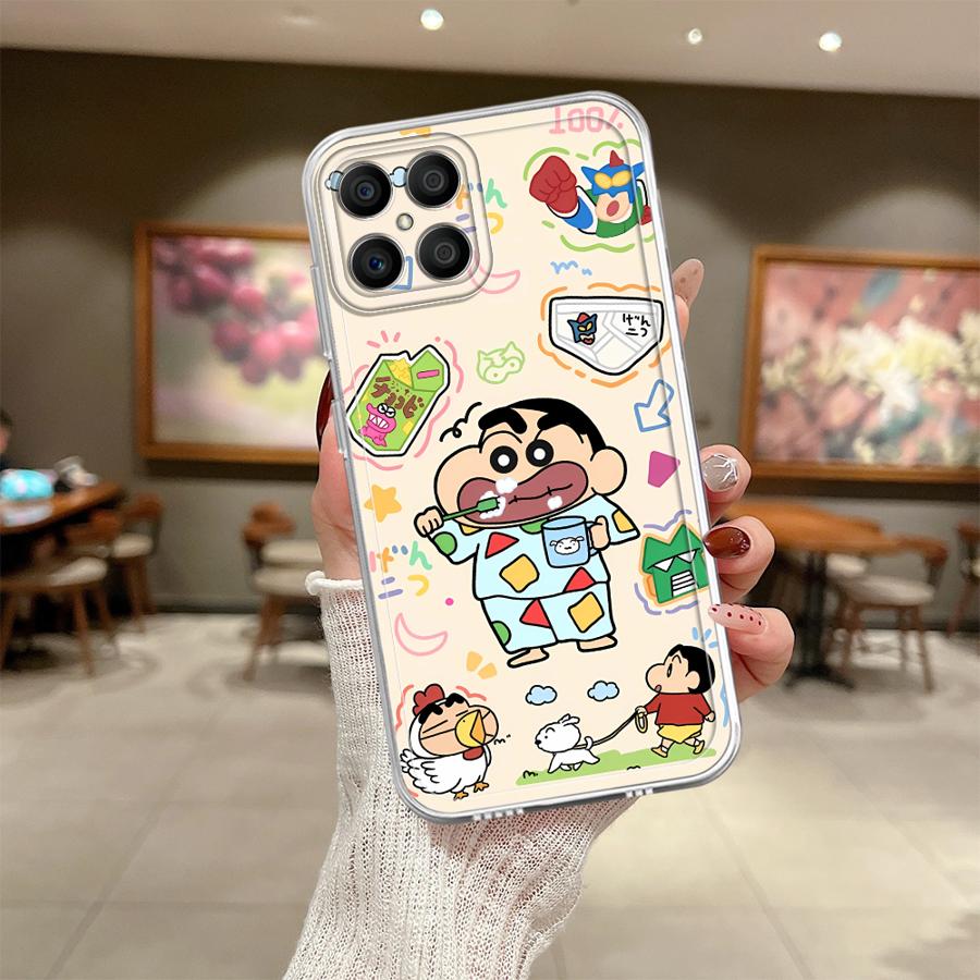 

Cute Crayons Shinchans Soft Phone Cover Case for Honor X8a X8 X9a X8b X7b X9b 90 Lite Honor 90