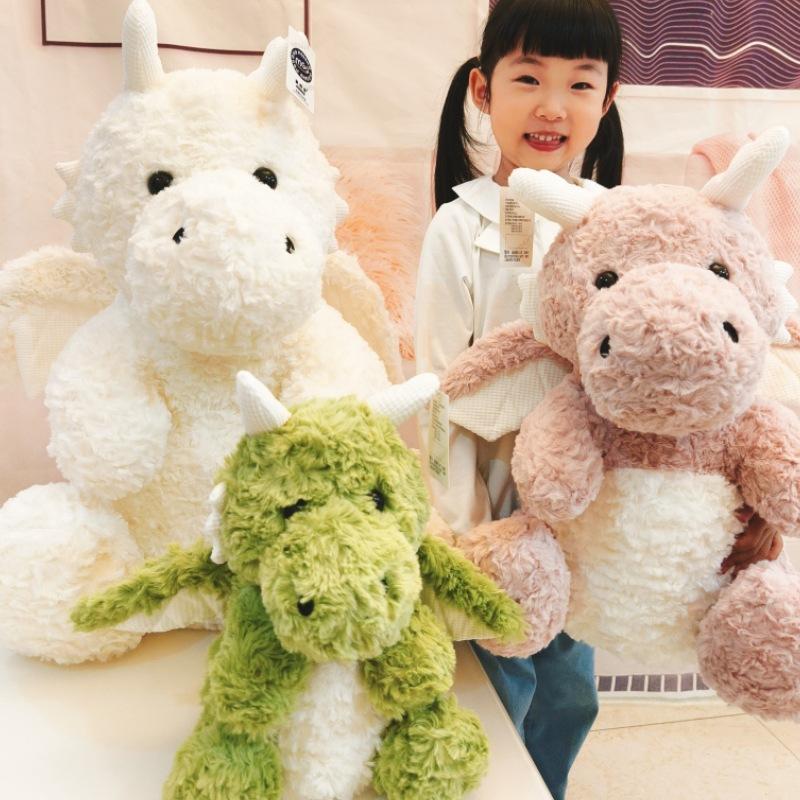 Bai Fen Bai Dolls And Toys Cute And Comfortable Flying Dragon Plush Doll Little Flying Dragon Dinosaur Doll Sleeping Pillow Rag Doll Children's Toy