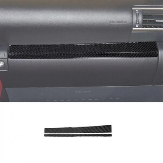 Carbon Fiber Passenger Dash Panel Cover Trim For Lexus RC300 350 200T 2015-