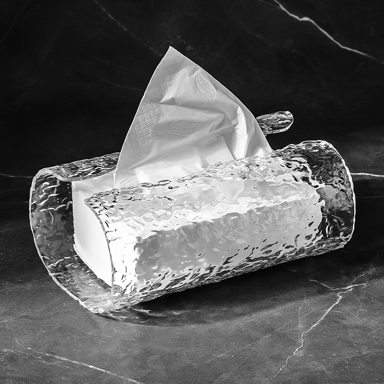 

Элегантная овальная гофрированная крышка для коробки с бумажными салфетками, комод, украшение для стола в гостиной высокого класса, хранилище для бумажных салфеток, элегантный держатель для бумажных салфеток