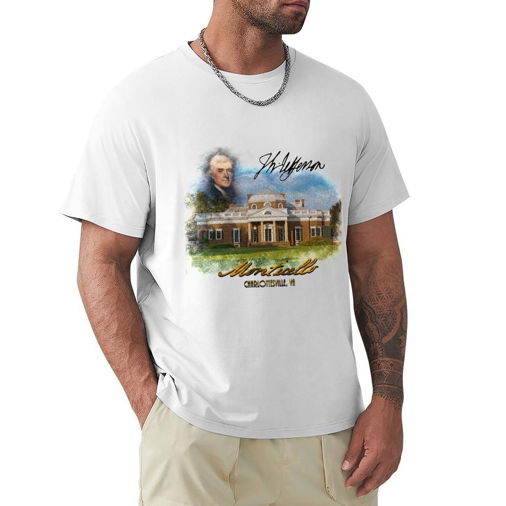 Monticello Jeffersons Home Tshirt Holiday Party Tee Shirt