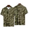 Casual Camo 3D Printed Polo Shirts For Men Clothes Veteran Streetwear Sport Running POLO Shirt Male Camouflage Lapel Button Tops