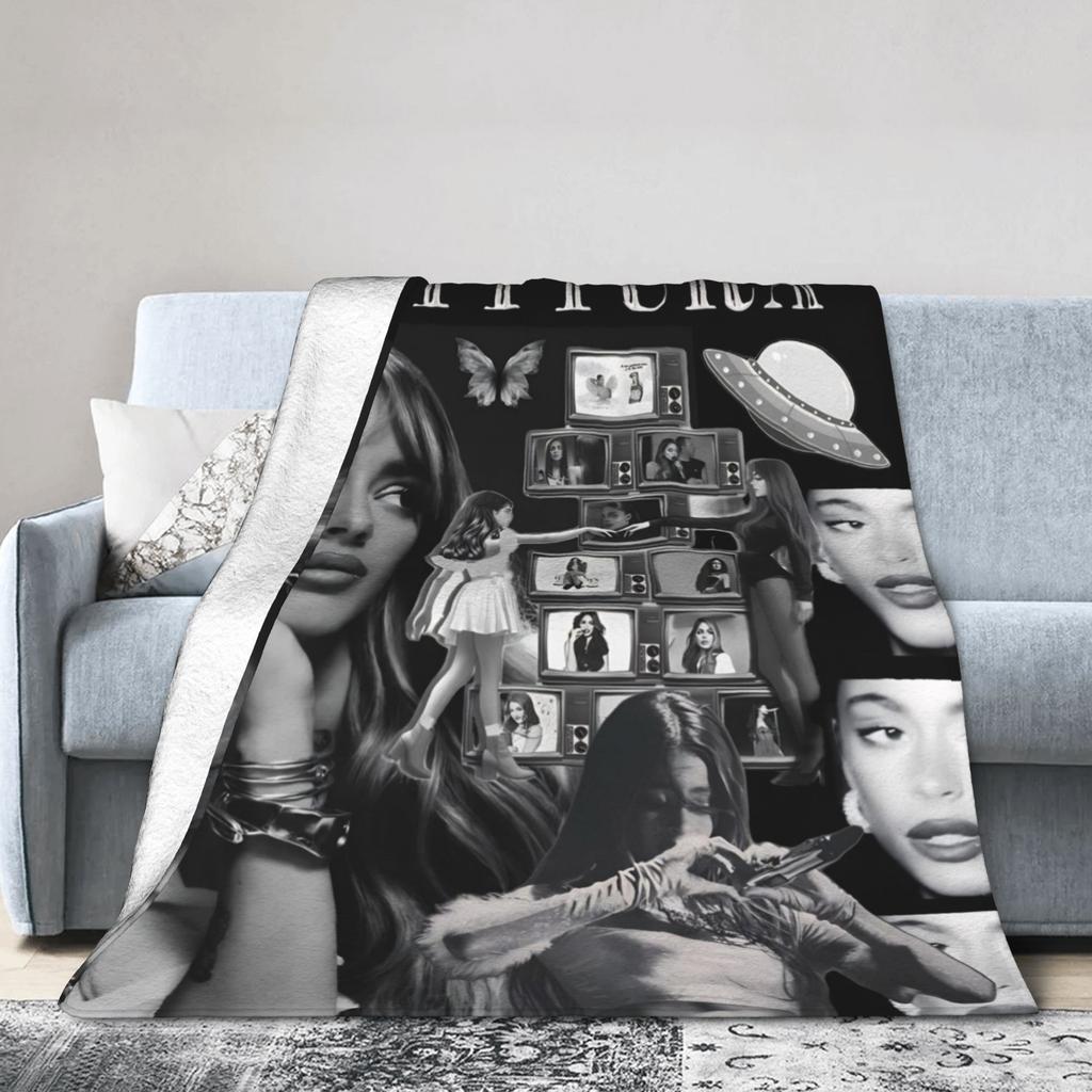 Singer TINI STOESSEL Futtura Album Blanket Warm Cozy Fluffy  Throw Blankets for Couch 50x60 Inch Multiple Sizes Bedspread