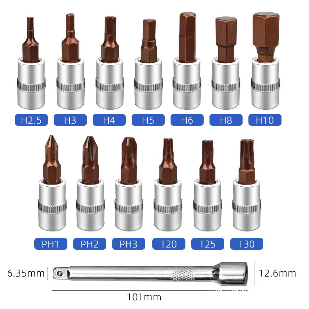 High-Precision 1/4" Adjustable Torque Wrench Set for Bikes
