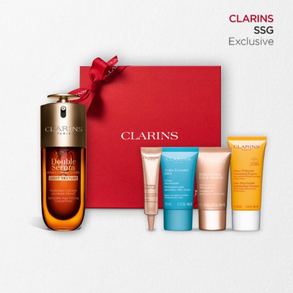 Clarins [exclusive Set]  +deluxe 3 Pcs  Double Serum Light 50ml Set Double serum light event/Excluding gift-wrapping