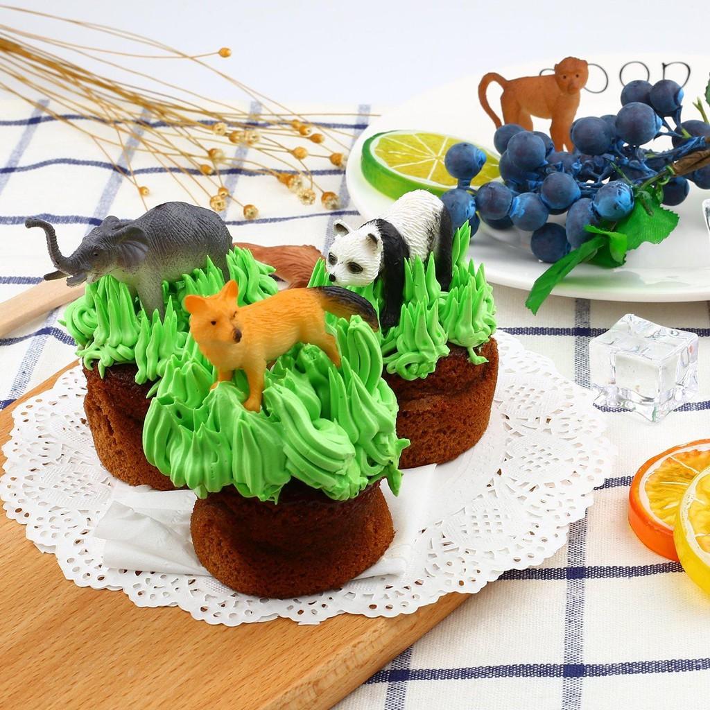 53 Stück Mini Dschungeltier Spielzeug Set Realistische Wilde Plastiktiere Lernspielzeug Actionfigur für Kinder Geburtstagsgeschenke