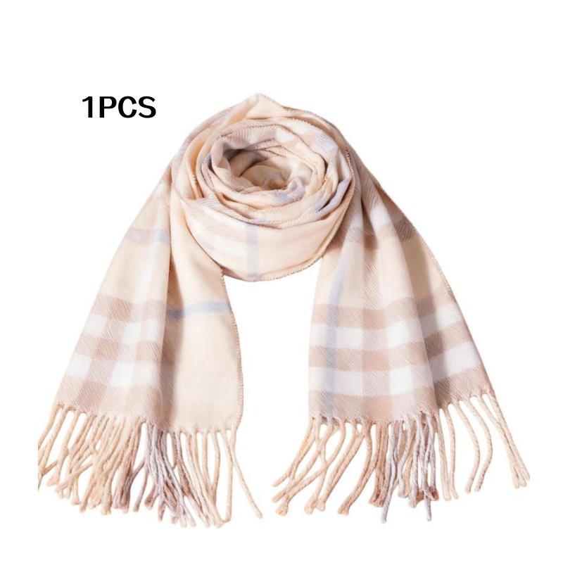 

1/2 Шарф Розовый Baobao Мода Британская Клетка Имитация Кашемира Шарф Осень и Зима Стиль Мужской Парный Теплая Шаль