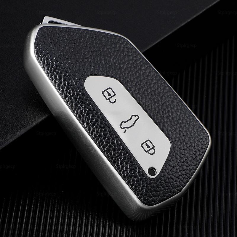 Custodia Chiave Auto Copertura Protettiva Telecomando Smart Per VW Volkswagen Golf 8  Skoda Octavia A8  SEAT Leon MK4