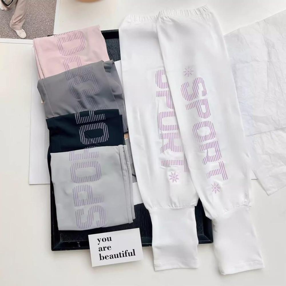 Sunscreen Sleeves Men's and Women's Summer Ice Silk Loose Sleeves Ice Sleeves Ultraviolet Protection Breathable Outdoor Cycling Arm Guard