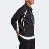 Adidas Colorblock Quarter Zip Long Sleeve Sweatshirt Men Tops Black IC3698