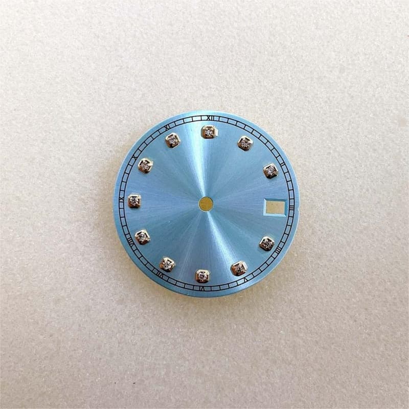 Movement Watch Literal 28.5mm NH35 Automatic Dial NH36 Golden Solar Pattern Edge Watch Accessories