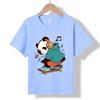 XH90 MINISO 2026 Summer New Printed Cotton Round Neck T-shirt for Children Aged 1-16, Boys and Girls