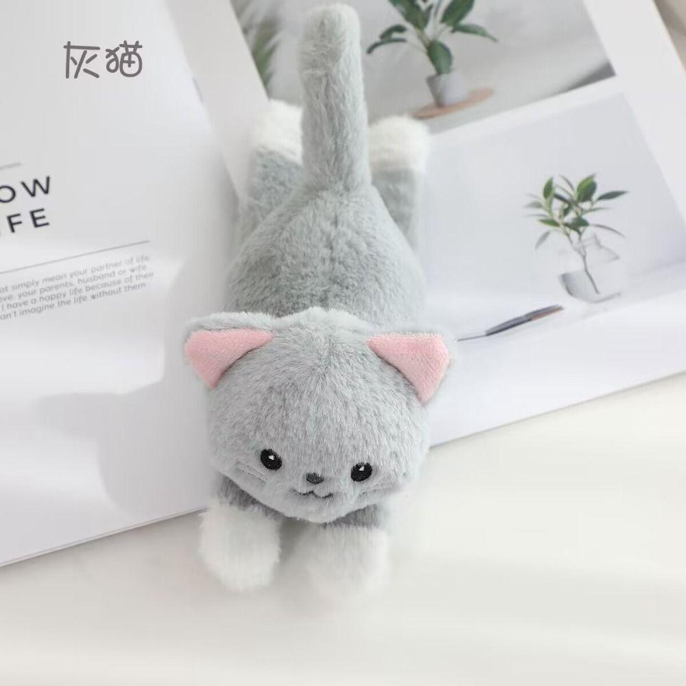 Simulation Cat Plush Slap Bracelet Smile Cat Plush Wrist Band  Birthday Gift