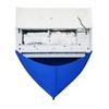 100 cm luftkonditioneringsrengöringspåse PVC-förtjockad rengöringsmedel med vattenrör Hem 1-1,5P delad hängande luftkonditioneringsverktyg
