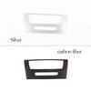 For BMW 3 Series E90 2005-2012 ABS Car Center Console Air Conditioning Volume Knob Decorative Frame Sticker Car Accessories