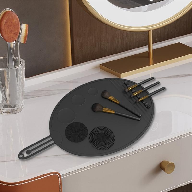 Multifunkční silikonový čistič štětců Silikonový čistič kosmetických štětců Snadno použitelná podložka na štětce na make-up