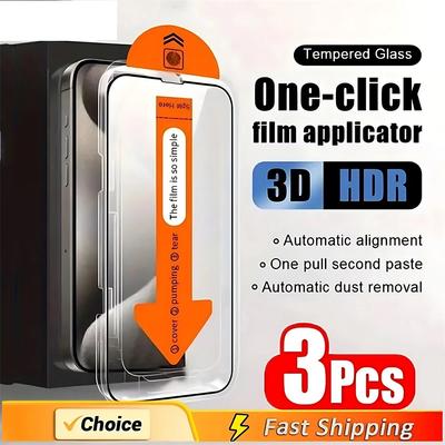 One-Click Bubble-Free Installation HD Tempered Glass For Honor 500 Pro 400 Smart Lite Anti-fingerprint Protector Dust-free Cabin