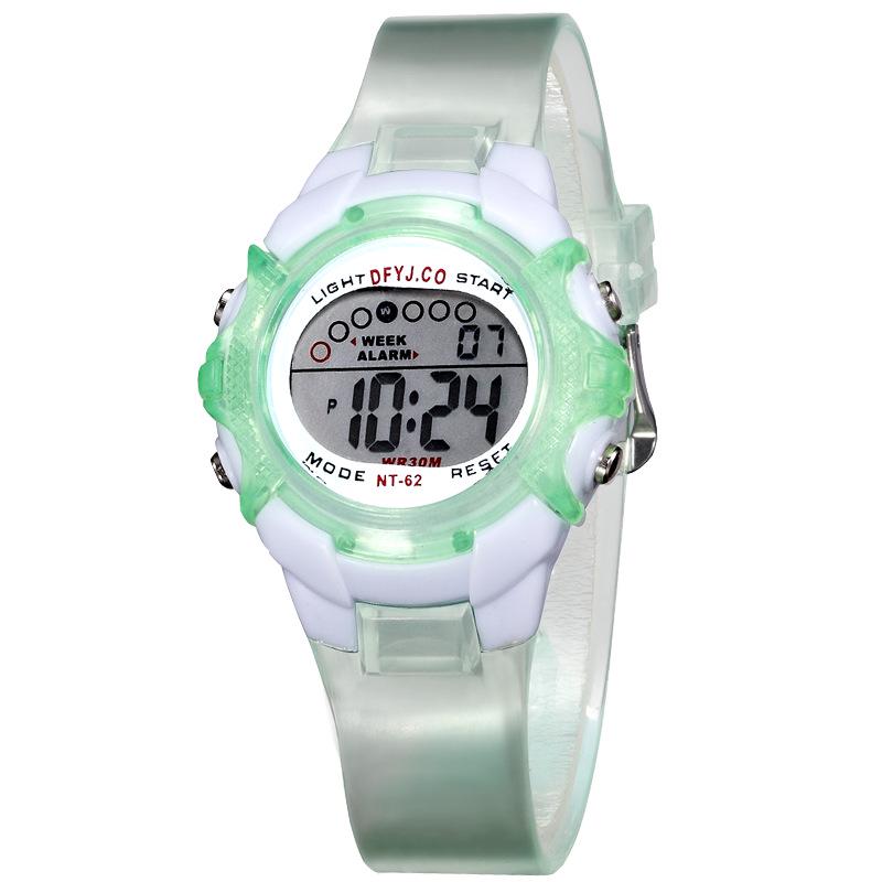 Digital Children's Watch - No Alarm, Calendar, Week Display, Night Light