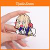 Adorable Girls Anime Inspired Alloy Badge Brooch For Fashion Jackets And Coats