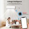 Haozee Ewelink Zigbee 3.0 Temperature And Humidity Sensor Remote Monitor Battery Powered Work With Alexa Google Home