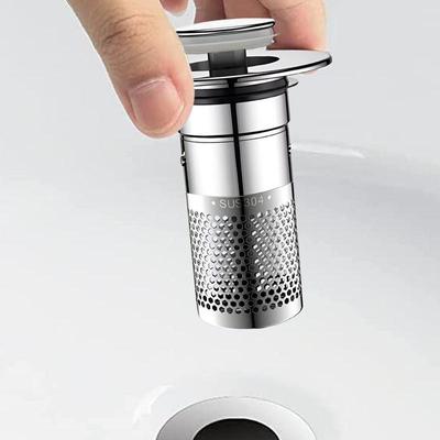 Waschbeckenabflüsse Filter Badezimmer Pop-Up Waschbecken Filter Stecker Stopper Waschbecken Haarfänger Waschbecken Sieb Stopper Küchenzubehör