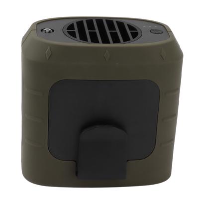 Portable Waist Clip Fan 3 Speeds Adjustable Low Noise Power Bank Hanging Neck Fan with LED Light