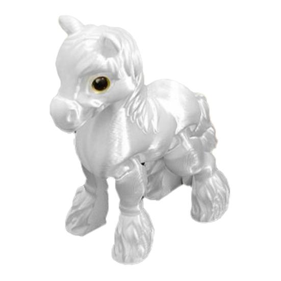 

3D Printed Horse Fidget Toy Pony Figurine with Movable Joints Educational Animal Statue Model Desktop Decoration Ornament 10cm