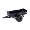 Aluminum Machined Utility Trailer with Ball Head Tool for Small RC Crawler 1/18 1/24 Scale TRX4M FCX18 Redcat Ascent-18 SCX24