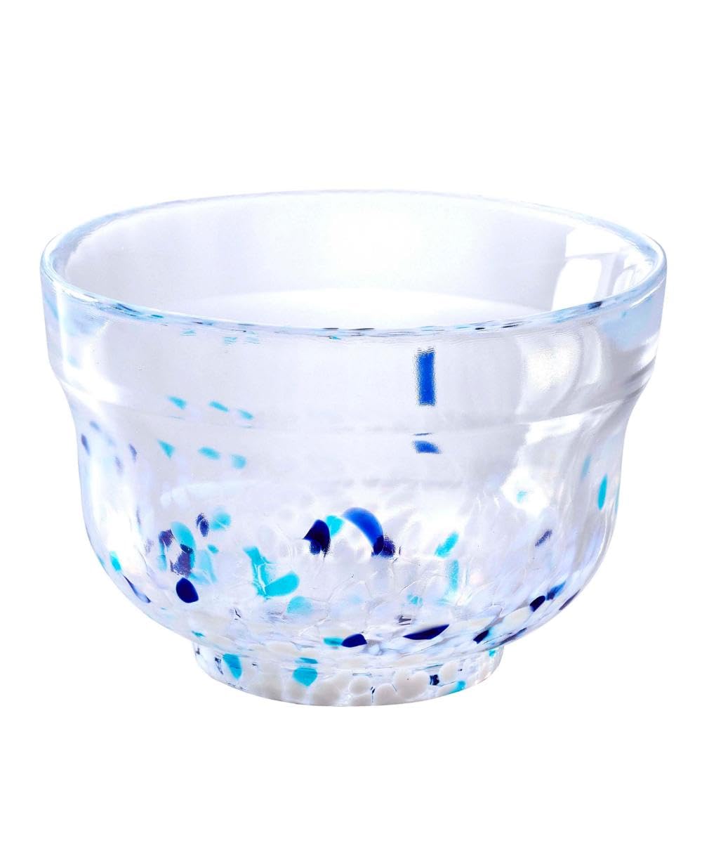 Yamakiikai CRYSTAL Matcha White Bowl, Aqua, MC-532 светло-синий