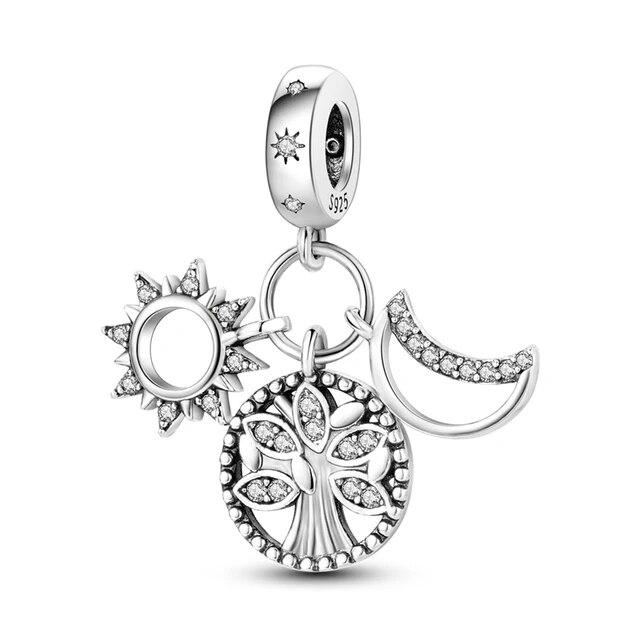 Charms Plata De Ley 925 Sterling Silver Glow-in-the-dark Bulb Firefly Dangle Charm Fit OriginalNew Bracelet Women Jewelry