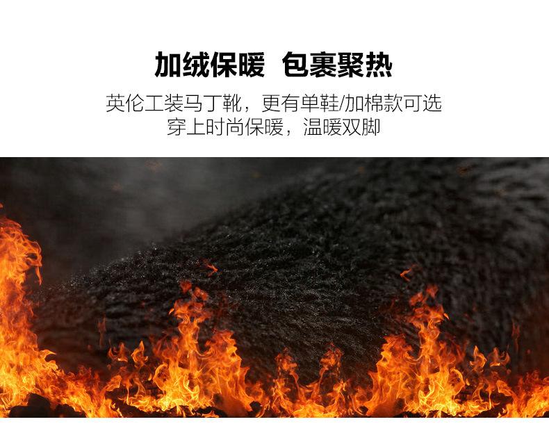 2025 Direct Supply Martin Boots Round Head Zipper Leather Boots Medium Help Men's Boots Trend Korean Version British Style Short Boots