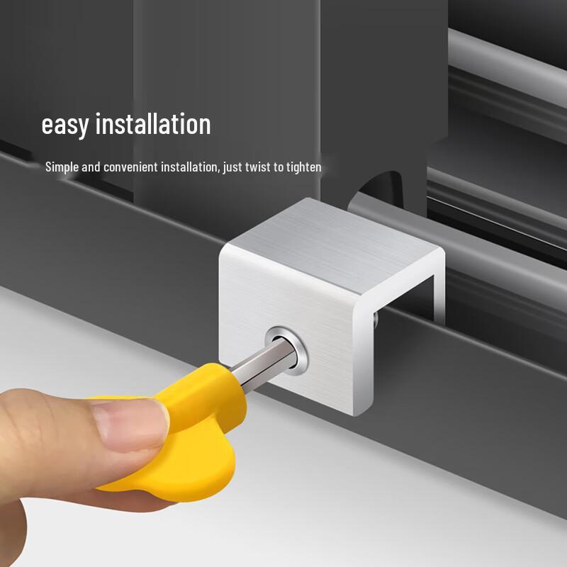 Aluminum Alloy Window Stopper Child Safety Lock