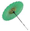 Smiti Japanese paper 84cm black cherry blossom umbrella, parasol, oil-treated, diameter, frame, design, green.