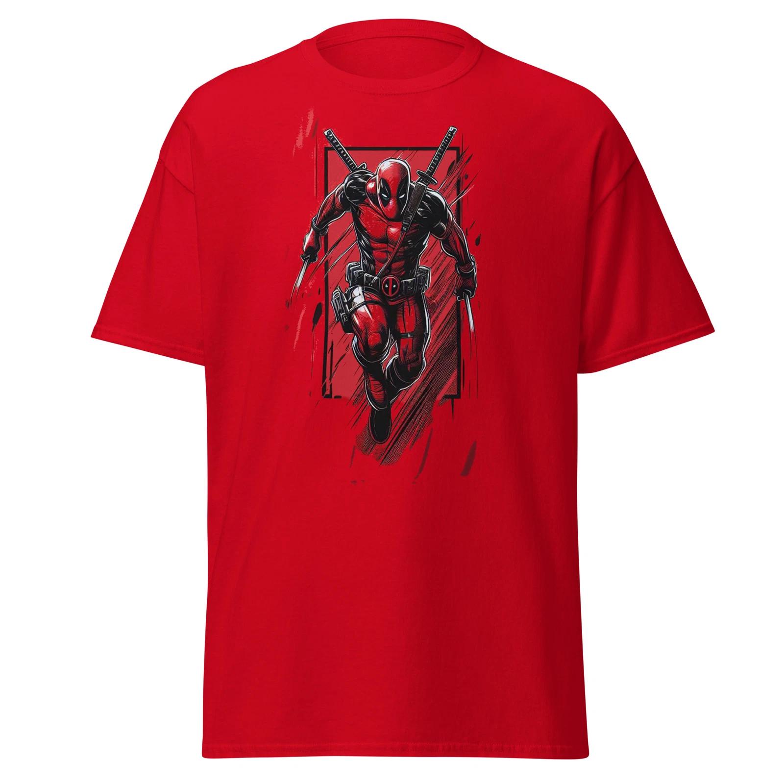 Men s and Women s T-shirts Deadpool Merc with a Mouth T-Shirt - Unleash the Humorous Chaos S