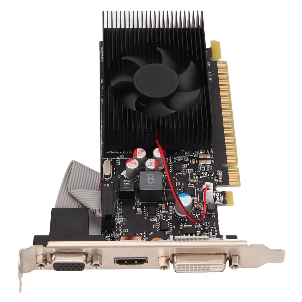 GT730 Graphics Card 128 Bit 4GB DRR3 PCI Express 2.0 X8 HD Multimedia Interface DVI VGA PC Thin Graphics Card