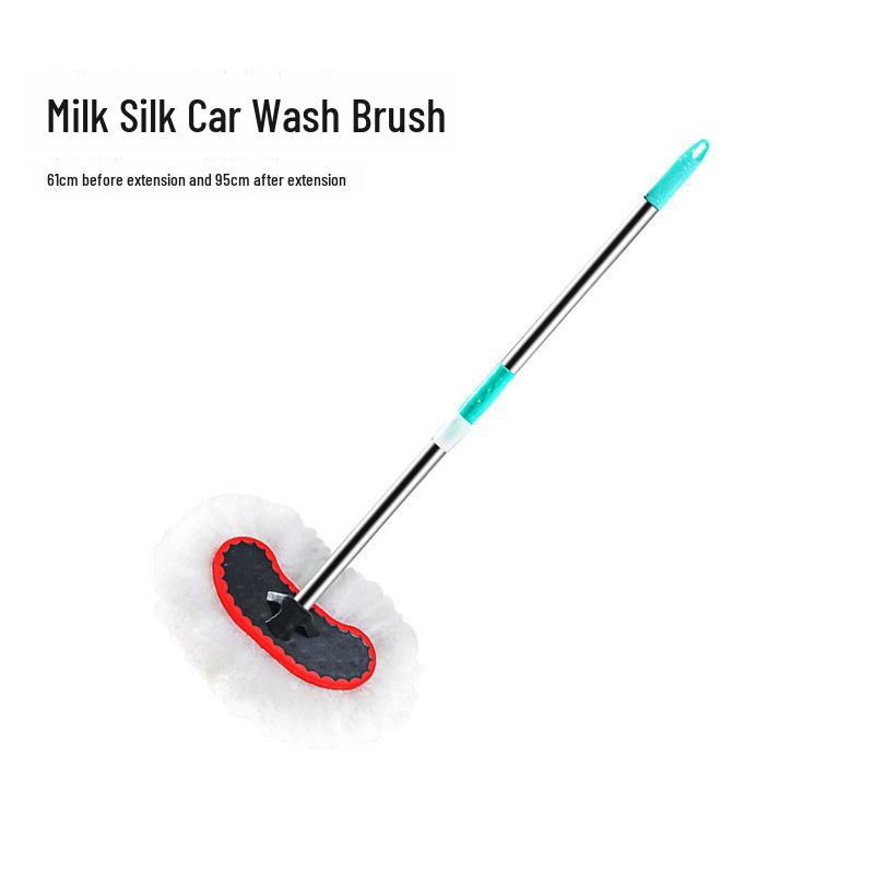 

Выдвижная изогнутая щетка для мытья автомобиля с мягкой щетиной - безопасна для чистки автомобиля Single Pack