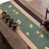 Japanese-Style Waterproof Fiber Tea Mat Linen Table Runner Table Mat Tea Art Tea Fabric Tea Mat Zen Tea Plate Mat Tea Utensils